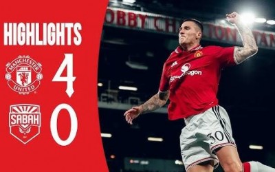 Manchester United lægger ud med en 4-0-sejr over Sabah Baku
